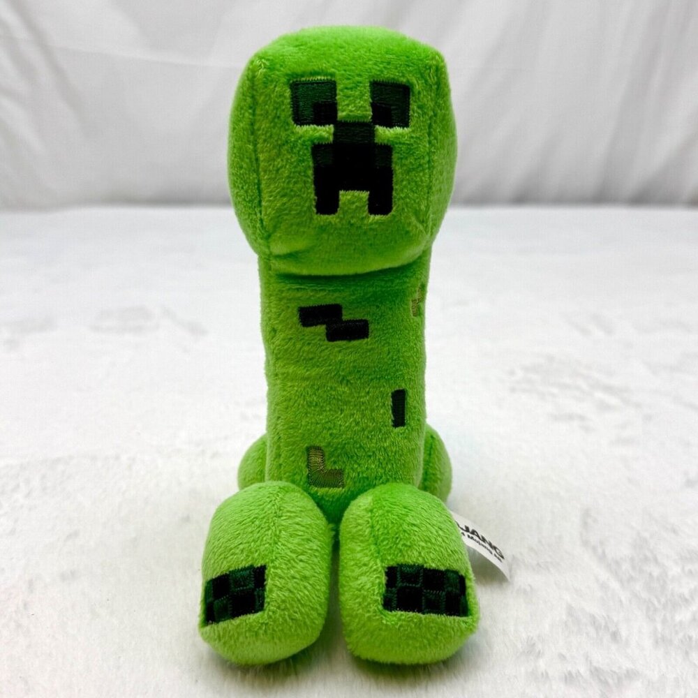 Minecraft 7" Creeper Mojang 2014 Plush Toy Green Black
